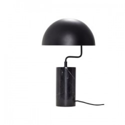 lampe de table noir marbre