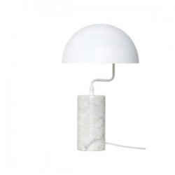 lampe de table blanc marbre